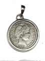 barber coin pendant 75